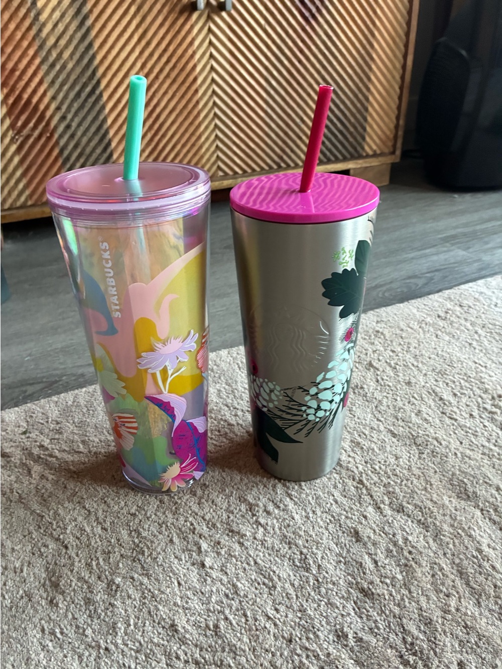 Starbucks summer and holiday tumblers